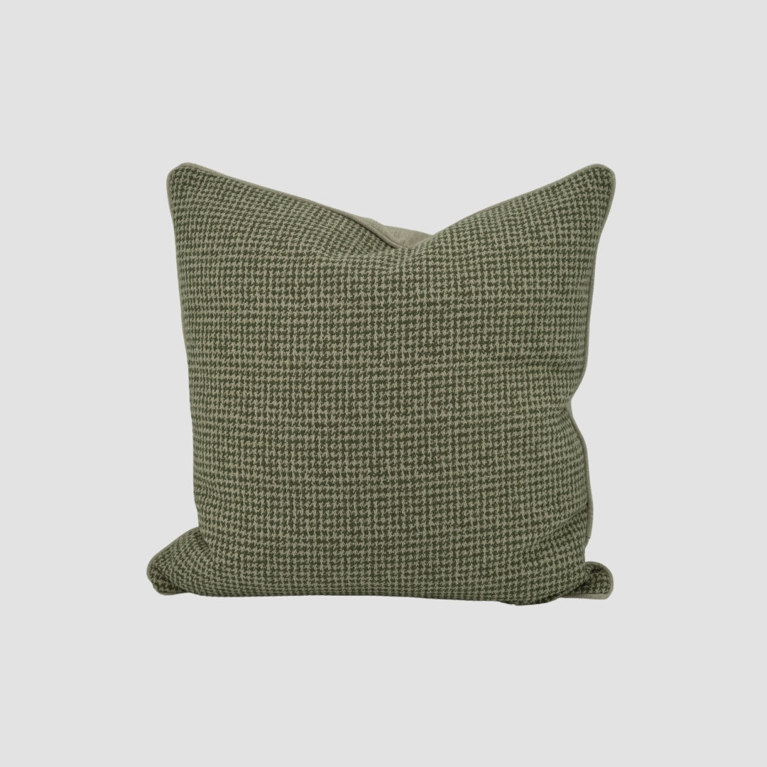Houndstooth Sage Pillow Pair