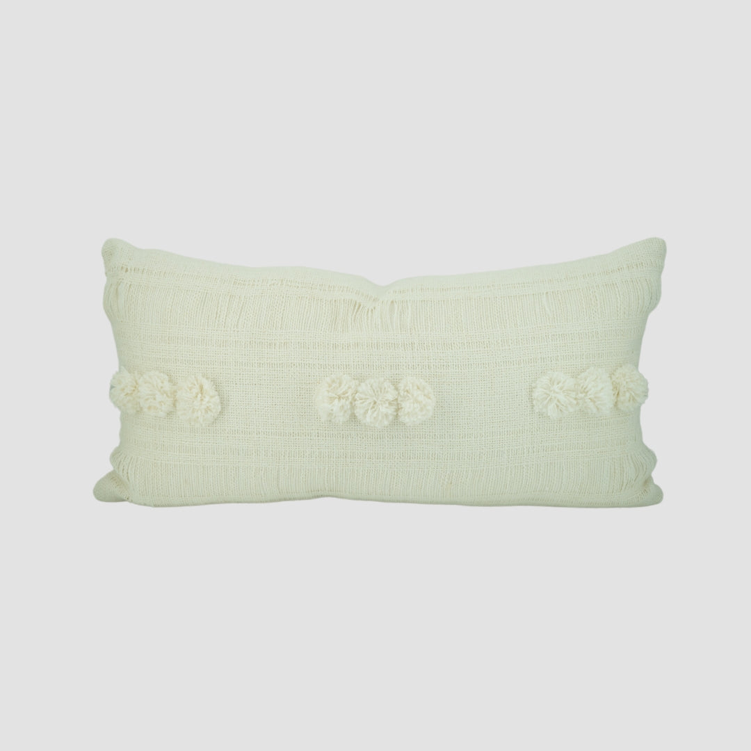 Poppy Pom Lumbar Pillow