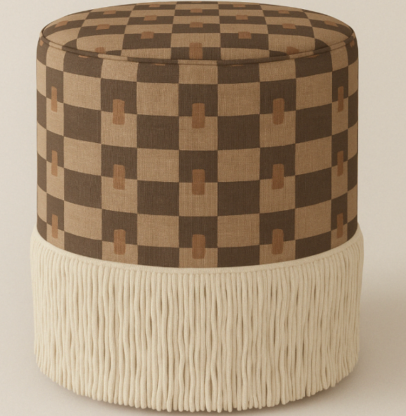 Penumbra Fringe Ottoman