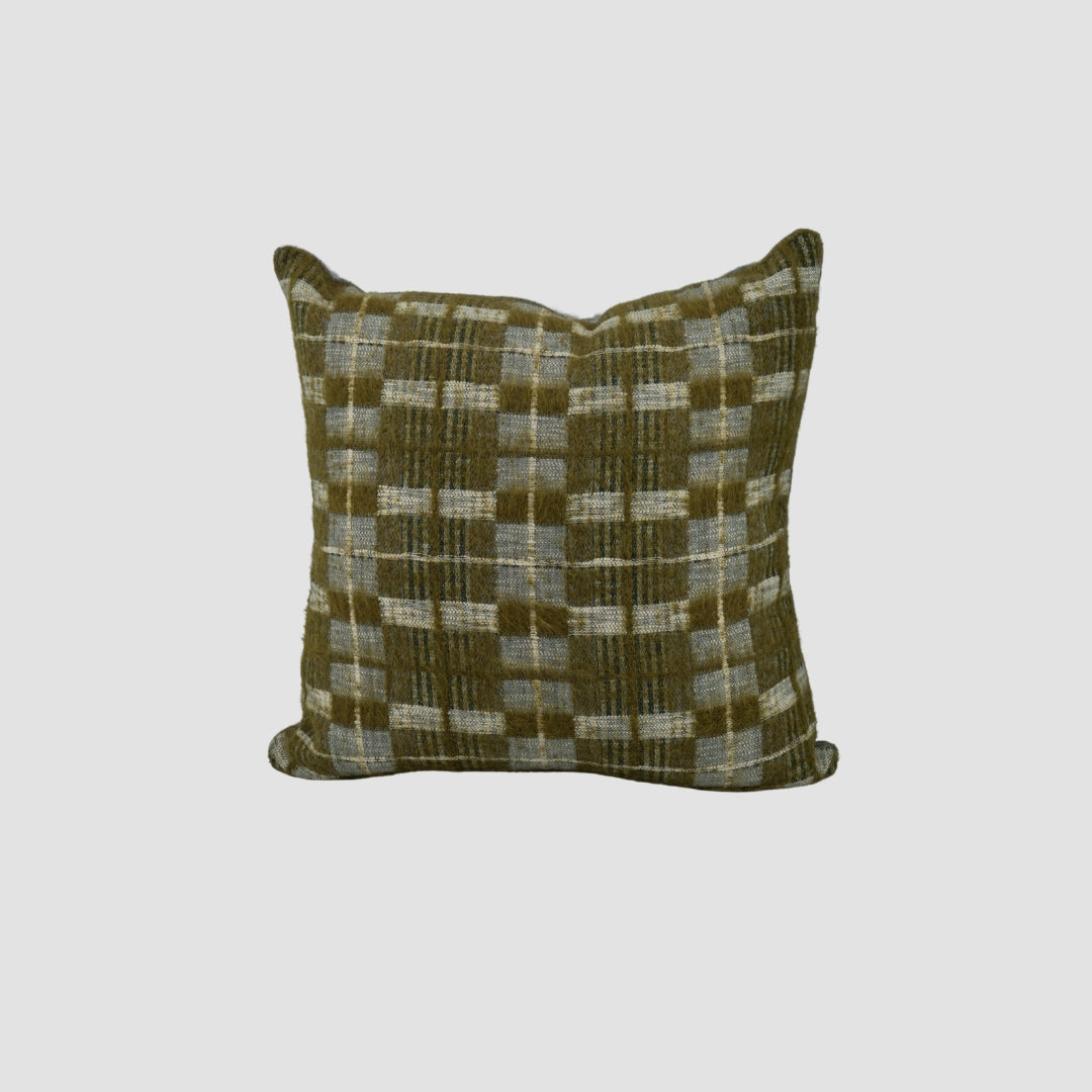 Moss Grid Pillow Pair