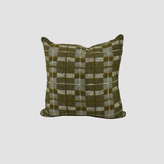 Moss Grid Pillow Pair