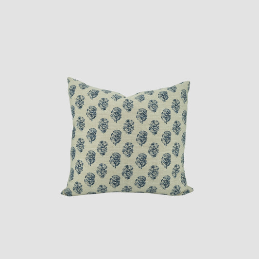 Indigo Bloom Pillow