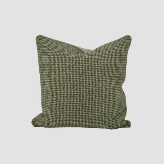 Houndstooth Sage Pillow Pair