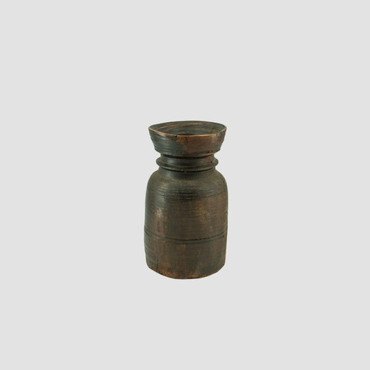 Antique Turned Wood Vessel