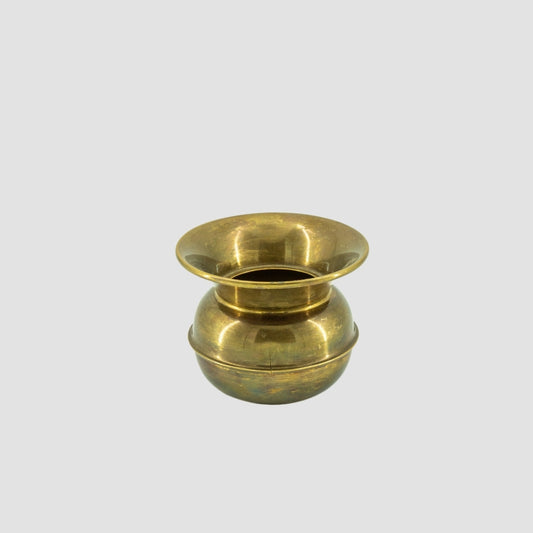 Petite Polished Brass Vessel