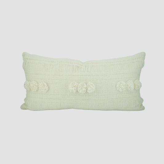 Poppy Pom Lumbar Pillow