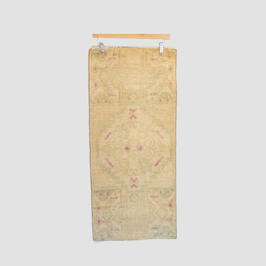 Soft Blush + Cream Turkish Runner