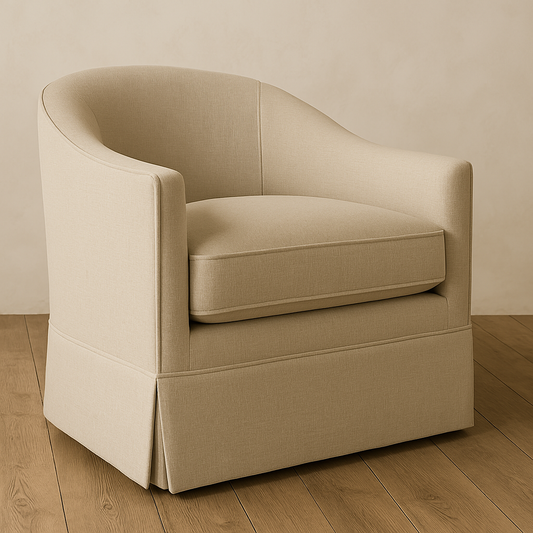 The Harper Swivel Club Chair