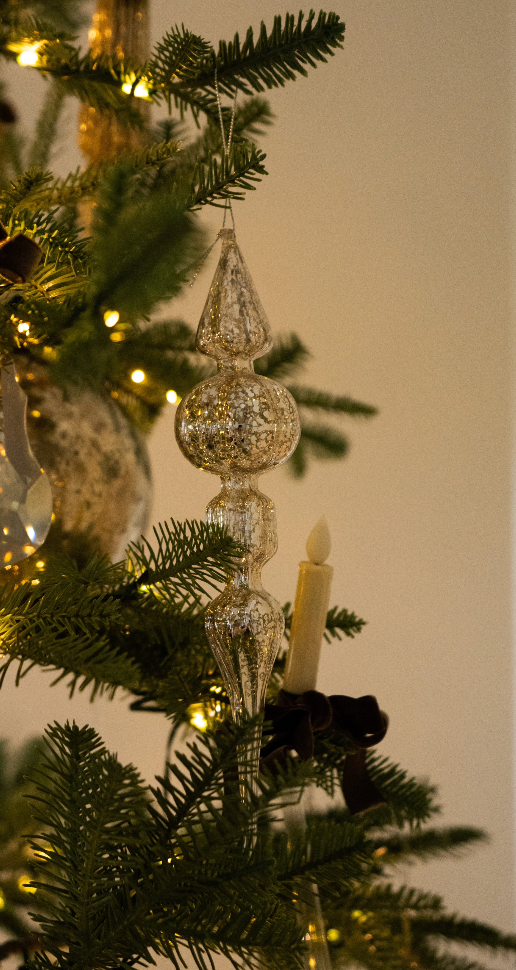 Silver Spire Ornament