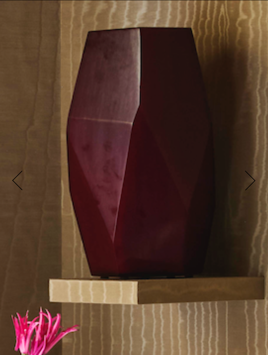 Robert Kuo Contemporary Grand Facet Vase
